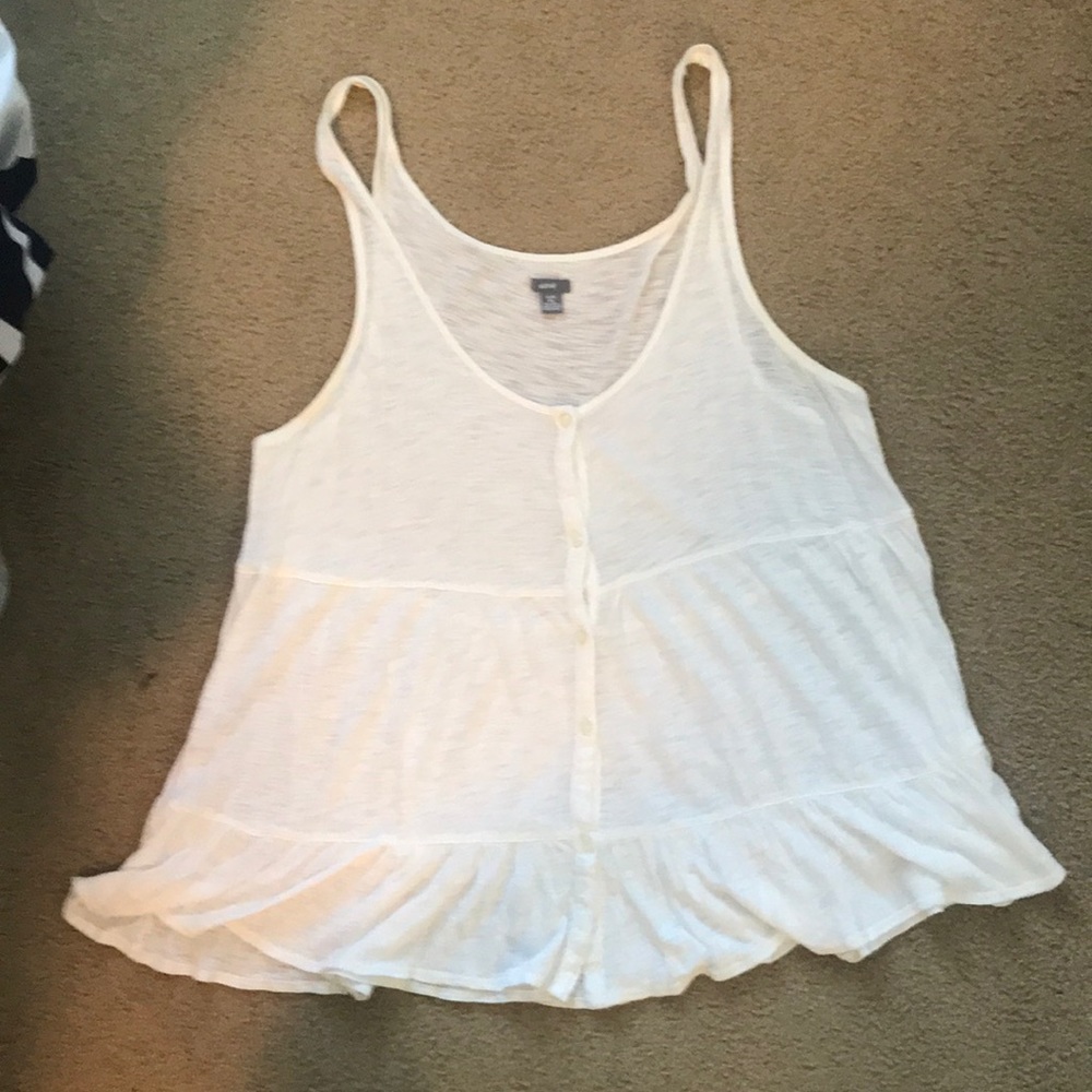 White Aerie Layered Tank